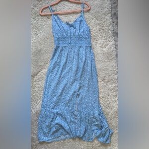 Blue Floral Dress Hollister